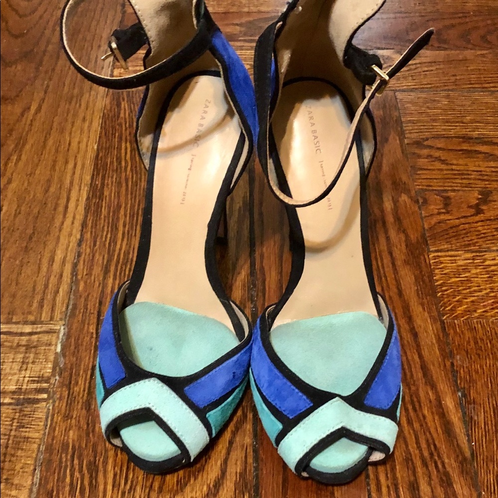 Zara Basic Open Toe Heels - Picture 3 of 3